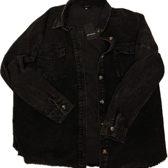HEYSON NWT CORDUROY SHACKET - Picture 1 of 4
